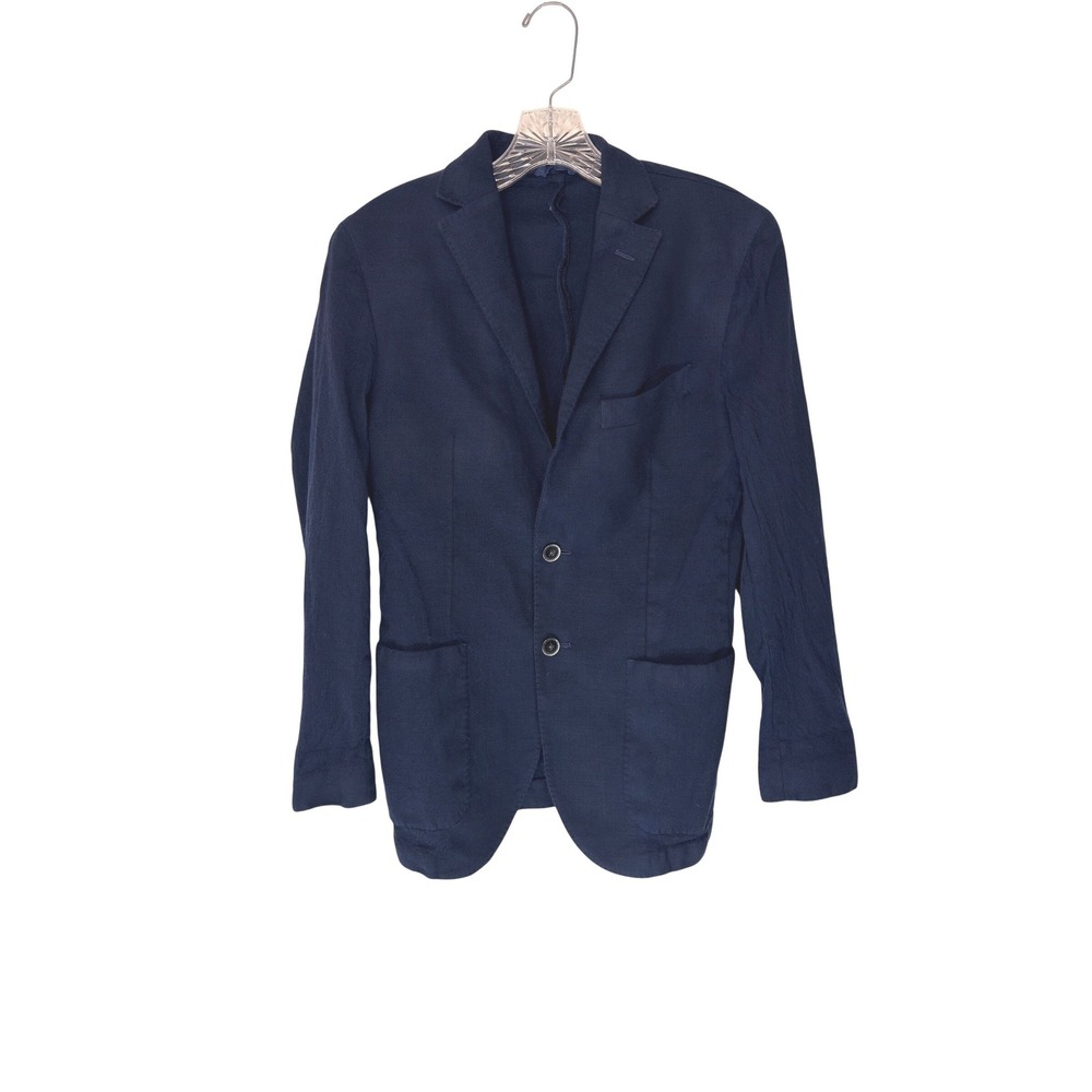 Ledbury Loro‎ Piana Men's Blazer Navy Blue Office Work Career Classic Size 46R